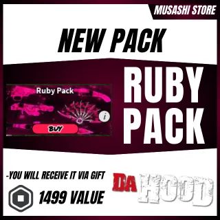 RUBY PACK - DA HOOD
