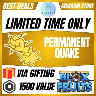 PERMANENT QUAKE - BLOX FRUITS