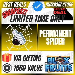 PERMANENT SPIDER | BLOX FRUITS