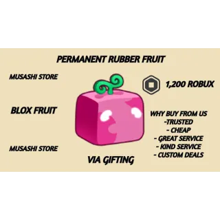 PERMANENT RUBBER FRUIT - BLOX FRUIT