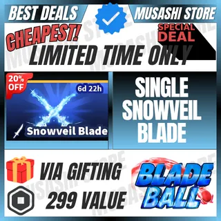 SINGLE SNOWVEIL SWORD | BLADE BALL