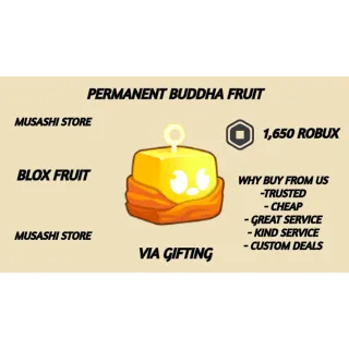 PERMANENT BUDDHA FRUIT - BLOX FRUIT