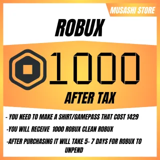 Robux | 1,000x