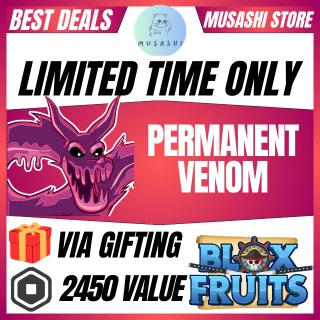 PERMANENT VENOM - BLOX FRUITS