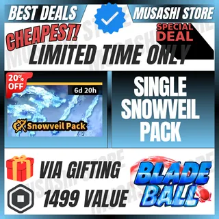 SINGLE SNOWVEIL PACK | BLADE BALL