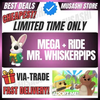 MEGA+RIDE MR. WHISKERPIPS | ADOPT ME!