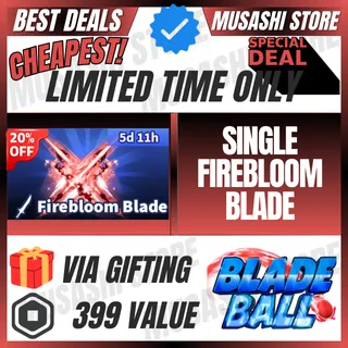 SINGLE FIREBLOOM BLADE | BLADE BALL