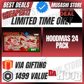 HOODMAS 24 PACK | DA HOOD