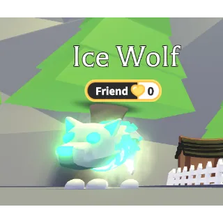 Mega Neon Ice Wolf | Adopt me
