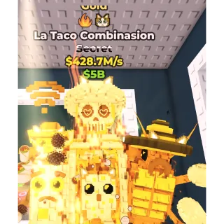 LA TACO COMBINASION GOLD 428.7M/S - STEAL A BRAINROT - FAST DELIVERY