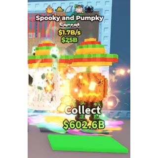 SPOOKY AND PUMPKY 1.7B/S - STEAL A BRAINROT - FAST DELIVERY 