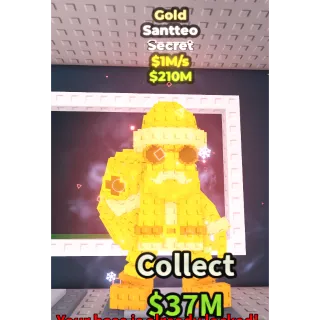 SANTTEO GOLD - STEAL A BRAINROT - FAST DELIVERY