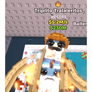 TRIPLITO TRALALERITOS 5.2M/S - STEAL A BRAINROT - FAST DELIVERY