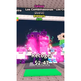 LOS COMBINASIONAS GALAXY 105M/S - STEAL A BRAINROT - FAST DELIVERY 