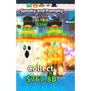 SPOOKY AND PUMPKY 1.7B/S - STEAL A BRAINROT - FAST DELIVERY