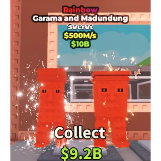 GARAMA AND MADUNDUNG RAINBOW  - STEAL A BRAINROT - FAST DELIVERY