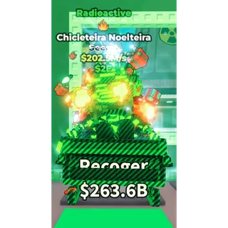 CHICLETEIRA NOELTEIRA RADIOACTIVE 202.5M/S - STEAL A BRAINROT - FAST DELIVERY 