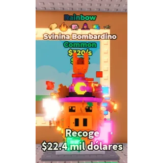 SVININA BOMBARDINO RAINBOW 6 TRAITS - STEAL A BRAINROT 