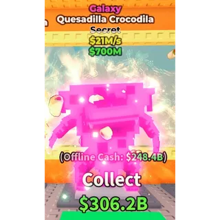 QUESADILLA CROCODILA GALAXY 21M/S - STEAL A BRAINROT - FAST DELIVERY