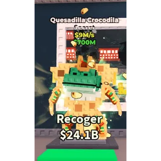 QUESADILLA CROCODILA 9M/S - STEAL A BRAINROT - FAST DELIVERY