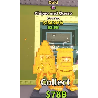 CHIPSO AND QUESO GOLD 156.2M/S - STEAL A BRAINROT - FAST DELIVERY