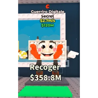 GUERRIRO DIGITALE GOLD 3.4M/S - STEAL A BRAINROT - FAST DELIVERY