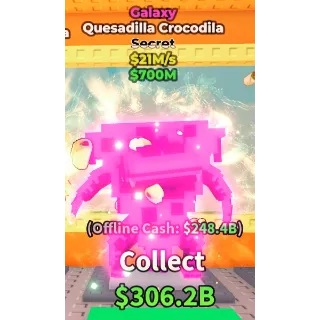 QUESADILLA CROCODILA GALAXY 21M/S - STEAL A BRAINROT - FAST DELIVERY