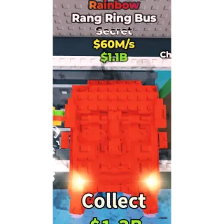 RANG RING BUS RAINBOW 40M/S - STEAL A BRAINROT - FAST DELIVERY