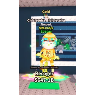 CHICLETEIRA BICICLETEIRA GOLD 21.8M/S - STEAL A BRAINROT - FAST DELIVERY 