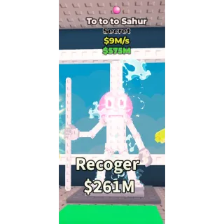 TO TO TO SAHUR 9M/S - STEAL A BRAINROT - FAST DELIVERY