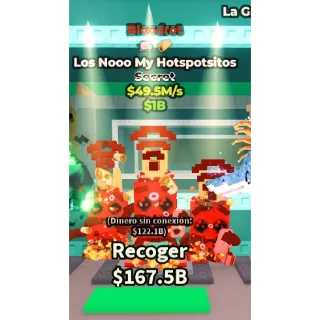 LOS NOOO MY HOTSPOTSITOS BLOODROT 49.5M/S - STEAL A BRAINROT - FAST DELIVERY