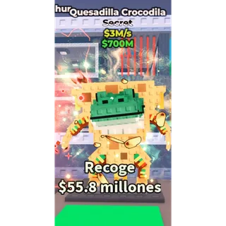 QUESADILLA CROCODILA 9M/S - STEAL A BRAINROT - FAST DELIVERY