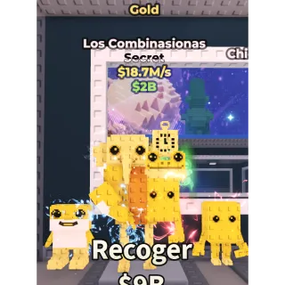 LOS COMBINASIONAS GOLD - STEAL A BRAINROT - FAST DELIVERY