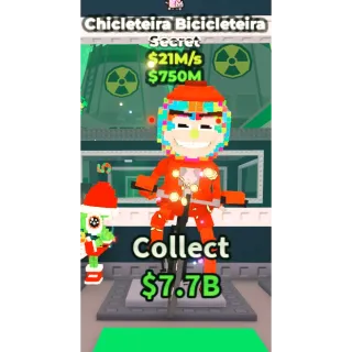 CHICLETEIRA BICICLETEIRA 21M/S - STEAL A BRAINROT - FAST DELIVERY 