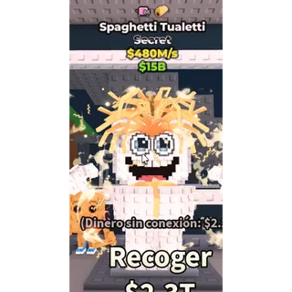 SPAGHETTI TUALETTI 480M/S - STEAL A BRAINROT - FAST DELIVERY
