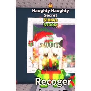 NAUGHTY NAUGHTY 18M/S - STEAL A BRAINROT - FAST DELIVERY
