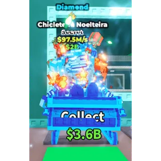 CHICLETEIRA NOELTEIRA DIAMOND 97.5M/S - STEAL A BRAINROT - FAST DELIVERY