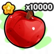 10,000x Apple Fruit