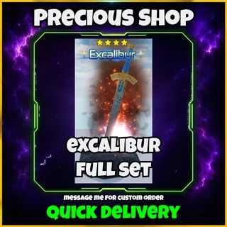 excalibur full set I broken blade
