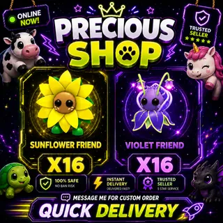 SUNFLOWER FRIEND+VIOLET FRIEND