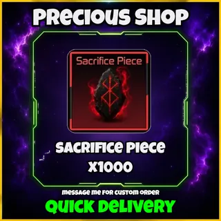 sacrifice piece I broken blade