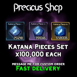 katana pieces I Broken blade