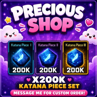 katana piece set  | Broken Blade