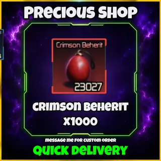 crimson beherit I broken blade