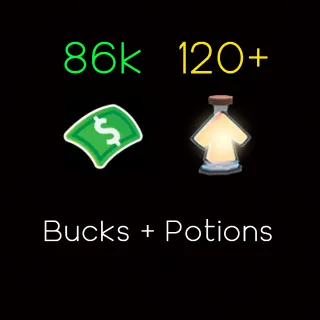 Bucks + age up potion