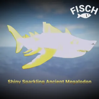 Shiny Sparkling Ancient Megalodon I Fisch