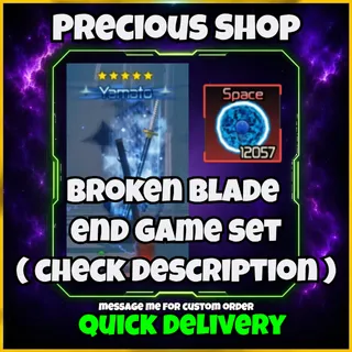 broken blade end game package