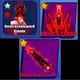 DEVIL GREATSWORD SET