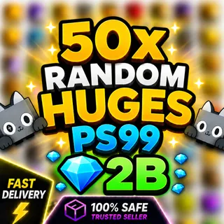 50X HUGES + 2B GEMS PS99