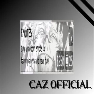 Emotes (10x) (Buy a random emote to taunt players and have fun!) | Jujutsu Shenanigans